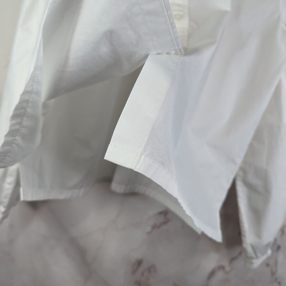 Everlane Shirt Womens White Button Up Organic Cotton Prep Balloon - Picture 7 of 15